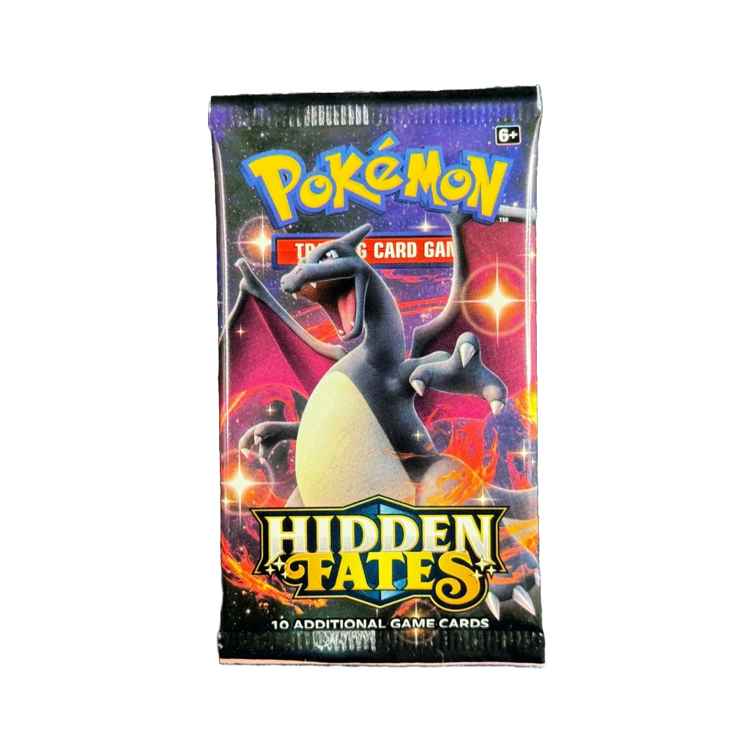 Pokémon TCG Hidden Fates boosterpakke med Charizard