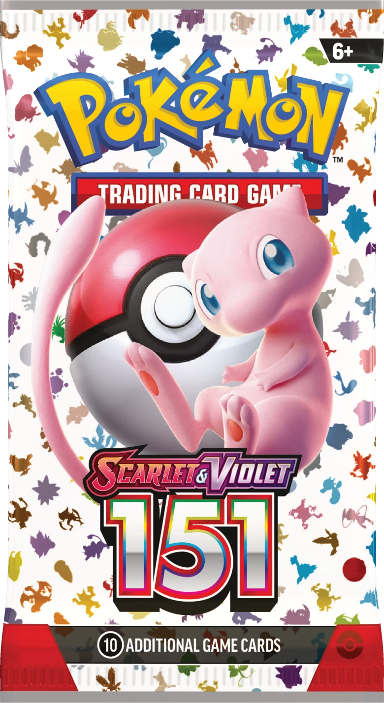 Pokémon TCG Scarlet & Violet 151 boosterpakke med Mew